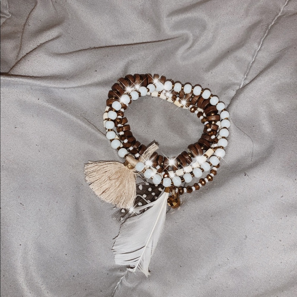 4 piece bracelet set.